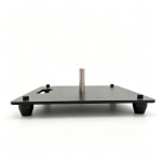 Flag pole base feet