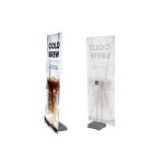 H2O indoor X banner stand