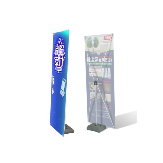 H2O indoor X banner stand