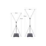 Outdoor Double/Single Sided X Banner Stand